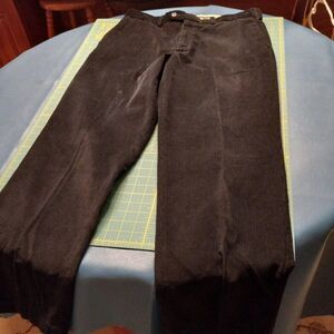 NWT Savane Cords, Flat front, Black